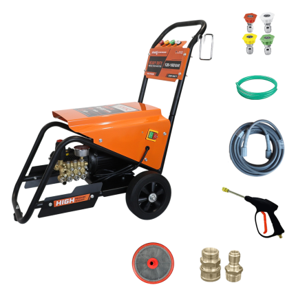 Shakti Technology Hydro Force Prime 3HP 120-160 Bar High Pressure Car Washer Machine With 100% Copper Winding (2200W)